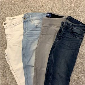4 PAIRS OF JEANS! various brands and colors!